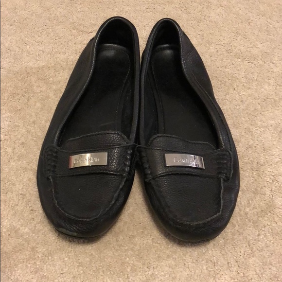 Calvin Klein Black Leather loafers - Picture 1 of 8